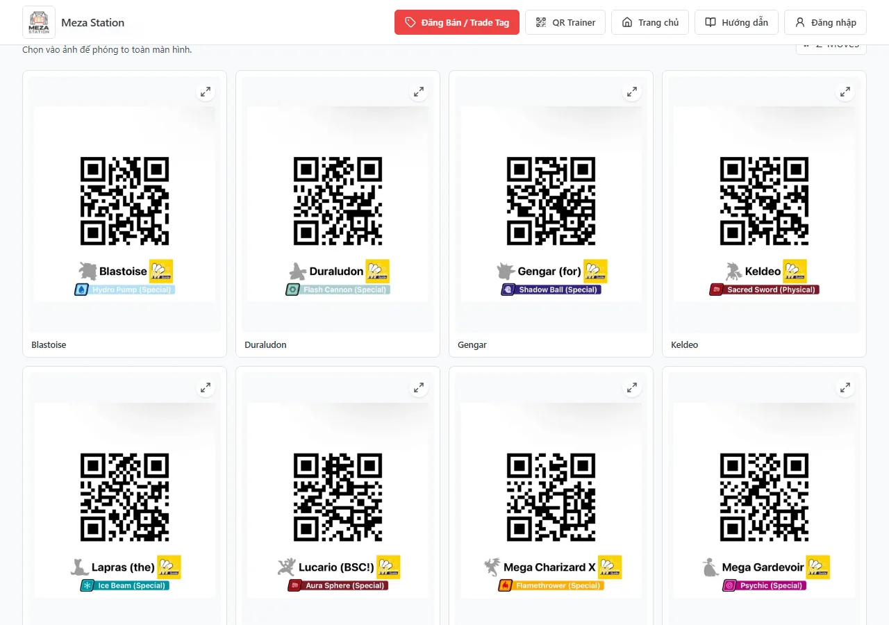 Gallery Pokemon Support QR