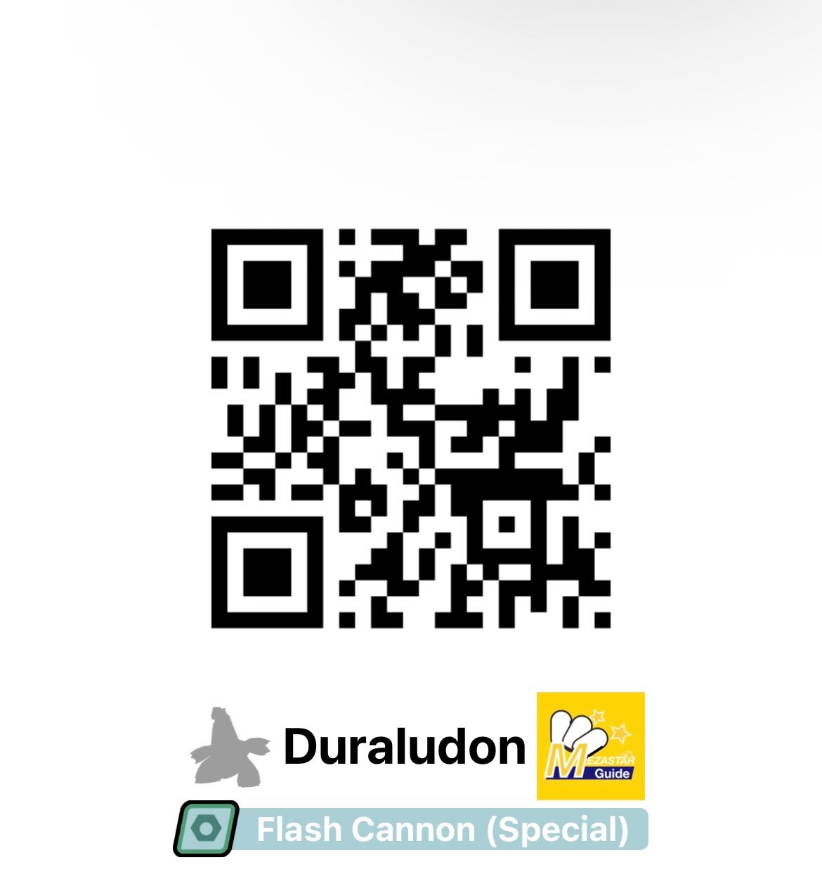 duraludon Pokemon Support QR