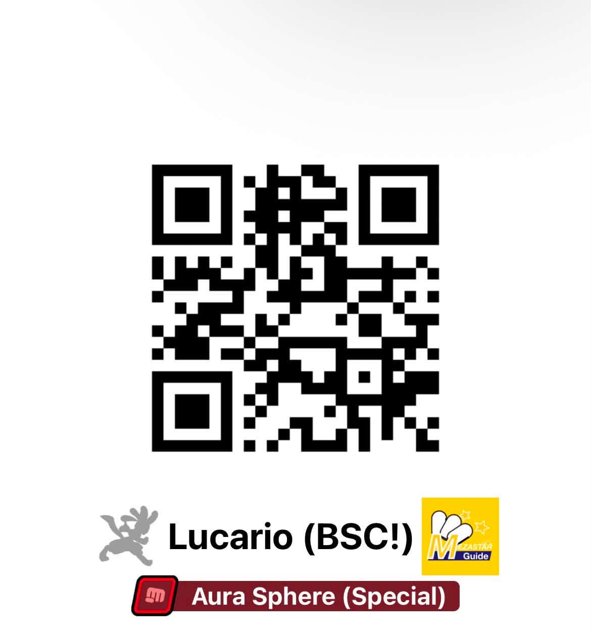 lucario Pokemon Support QR
