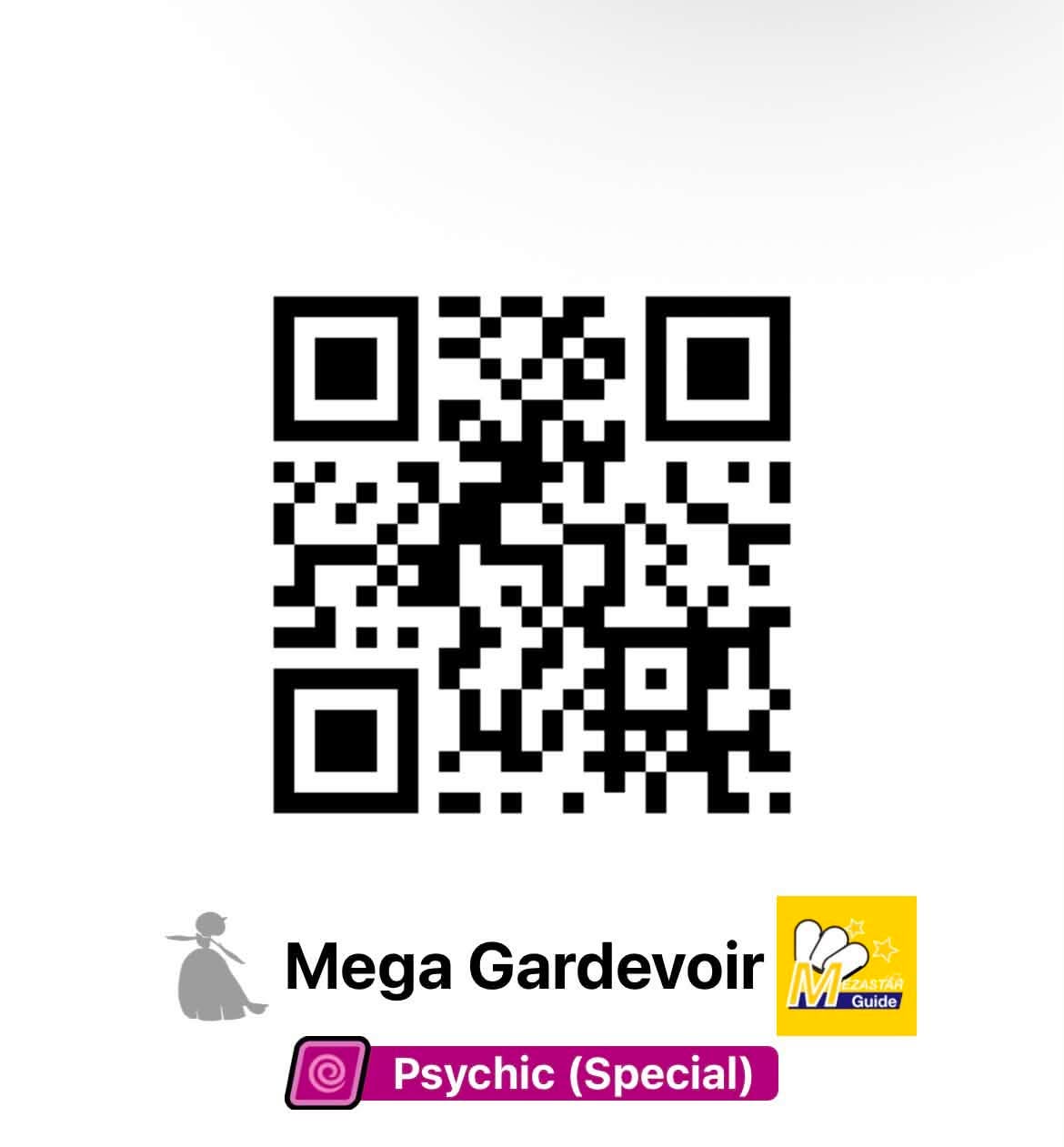 mega_gardevoir Pokemon Support QR